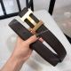 AAA Replica Hermes Double sided Leather Belt - Brown and Gold Belt (4)_th.jpg